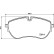 Brake Pad Set, disc brake P85173 Brembo