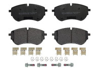 Brake Pad Set, disc brake P85173 Brembo