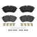 Brake Pad Set, disc brake P85173 Brembo, Thumbnail 2