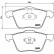 Brake Pad Set, disc brake P86022 Brembo, Thumbnail 2