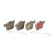 Brake pad set, disc brake P86029NX Brembo
