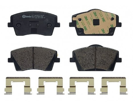 Brake Pad Set, disc brake P86031 Brembo, Image 2
