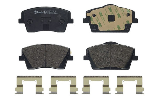 Brake Pad Set, disc brake P86031 Brembo, Image 2