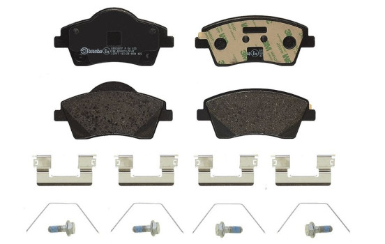 Brake Pad Set, disc brake P86033 Brembo, Image 2
