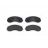Brake Pad Set, disc brake P99003 Brembo