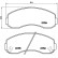 Brake Pad Set, disc brake P99003 Brembo, Thumbnail 3