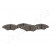 Brake Pad Set, disc brake PA-0010AF Japanparts