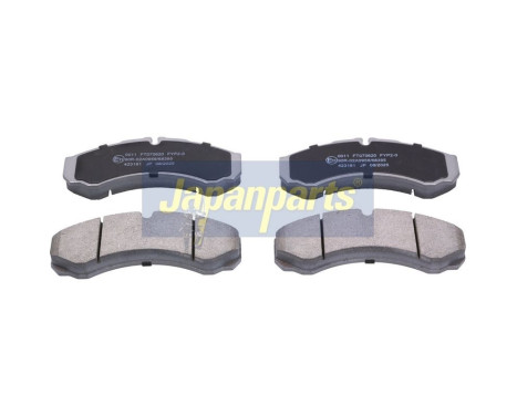 Brake Pad Set, disc brake PA-0011AF Japanparts