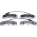 Brake Pad Set, disc brake PA-0012AF Japanparts, Thumbnail 2