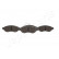 Brake Pad Set, disc brake PA-0018AF Japanparts