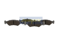 Brake Pad Set, disc brake PA-0020AF Japanparts