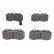 Brake Pad Set, disc brake PA-0023AF Japanparts, Thumbnail 2