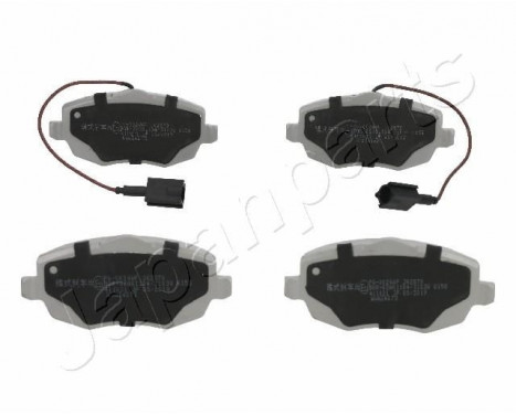 Brake Pad Set, disc brake PA-0024AF Japanparts
