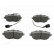 Brake Pad Set, disc brake PA-0024AF Japanparts, Thumbnail 2