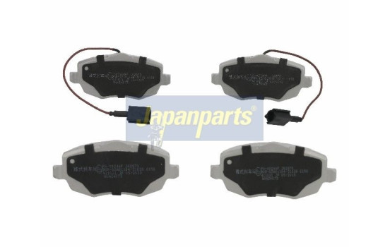 Brake Pad Set, disc brake PA-0024AF Japanparts