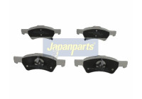 Brake Pad Set, disc brake PA-002AF Japanparts