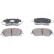 Brake Pad Set, disc brake PA-0031AF Japanparts, Thumbnail 2