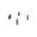 Brake Pad Set, disc brake PA-0035AF Japanparts, Thumbnail 2