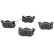 Brake Pad Set, disc brake PA-0035AF Japanparts