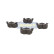 Brake Pad Set, disc brake PA-0035AF Japanparts, Thumbnail 2