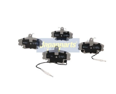 Brake Pad Set, disc brake PA-0037AF Japanparts