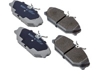 Brake Pad Set, disc brake PA-0039AF Japanparts