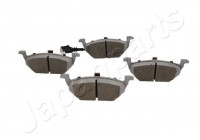 Brake Pad Set, disc brake PA-0043AF Japanparts