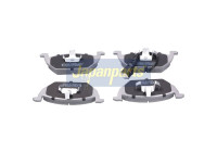 Brake Pad Set, disc brake PA-0043AF Japanparts