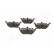 Brake Pad Set, disc brake PA-0044AF Japanparts, Thumbnail 2