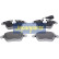 Brake Pad Set, disc brake PA-0047AF Japanparts, Thumbnail 2