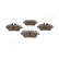 Brake Pad Set, disc brake PA-0049AF Japanparts