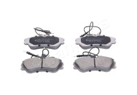 Brake Pad Set, disc brake PA-0050AF Japanparts
