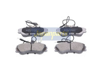 Brake Pad Set, disc brake PA-0050AF Japanparts