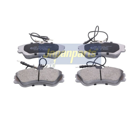 Brake Pad Set, disc brake PA-0050AF Japanparts