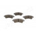 Brake Pad Set, disc brake PA-0051AF Japanparts, Thumbnail 3