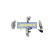 Brake Pad Set, disc brake PA-0053AF Japanparts, Thumbnail 3