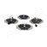 Brake Pad Set, disc brake PA-0055AF Japanparts, Thumbnail 3