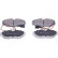 Brake Pad Set, disc brake PA-0055AF Japanparts, Thumbnail 2