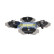 Brake Pad Set, disc brake PA-0057AF Japanparts
