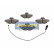 Brake Pad Set, disc brake PA-0058AF Japanparts, Thumbnail 2
