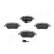 Brake Pad Set, disc brake PA-0061AF Japanparts, Thumbnail 3