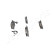 Brake Pad Set, disc brake PA-0063AF Japanparts, Thumbnail 2