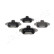 Brake Pad Set, disc brake PA-0063AF Japanparts, Thumbnail 3