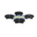 Brake Pad Set, disc brake PA-0067AF Japanparts