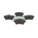Brake Pad Set, disc brake PA-0067AF Japanparts, Thumbnail 2