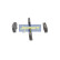 Brake Pad Set, disc brake PA-0067AF Japanparts, Thumbnail 3
