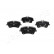 Brake Pad Set, disc brake PA-0067AF Japanparts