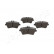 Brake Pad Set, disc brake PA-0067AF Japanparts, Thumbnail 2