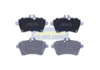 Brake Pad Set, disc brake PA-0068AF Japanparts