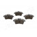 Brake Pad Set, disc brake PA-0069AF Japanparts